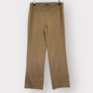 Lafayette 148 Dress Pants Women 6 Brown‎ Side Zip Closure Virgin Wool F83